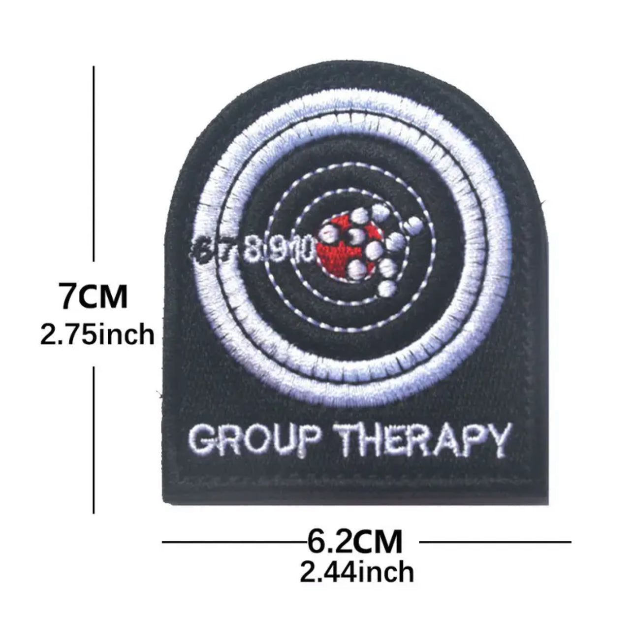 “Group Therapy” Embroidered Velcro Patches